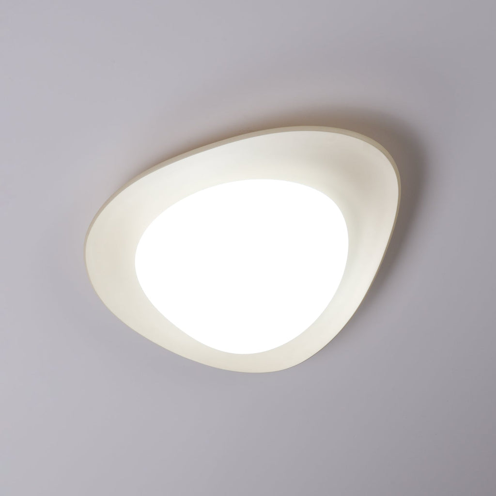 Blex Ceiling Lamp Green&Beige Pebble Shape