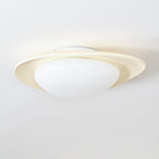 Blex Ceiling Lamp Green&Beige Pebble Shape