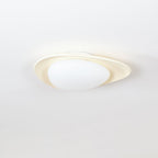 Blex Ceiling Lamp Green&Beige Pebble Shape
