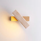 Orbit Travertine Rotating Wall Lamp