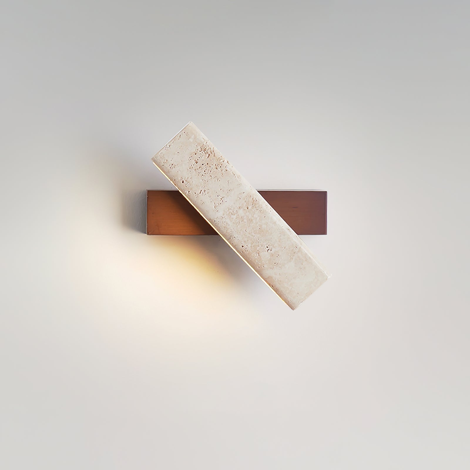 Orbit Travertine Rotating Wall Lamp