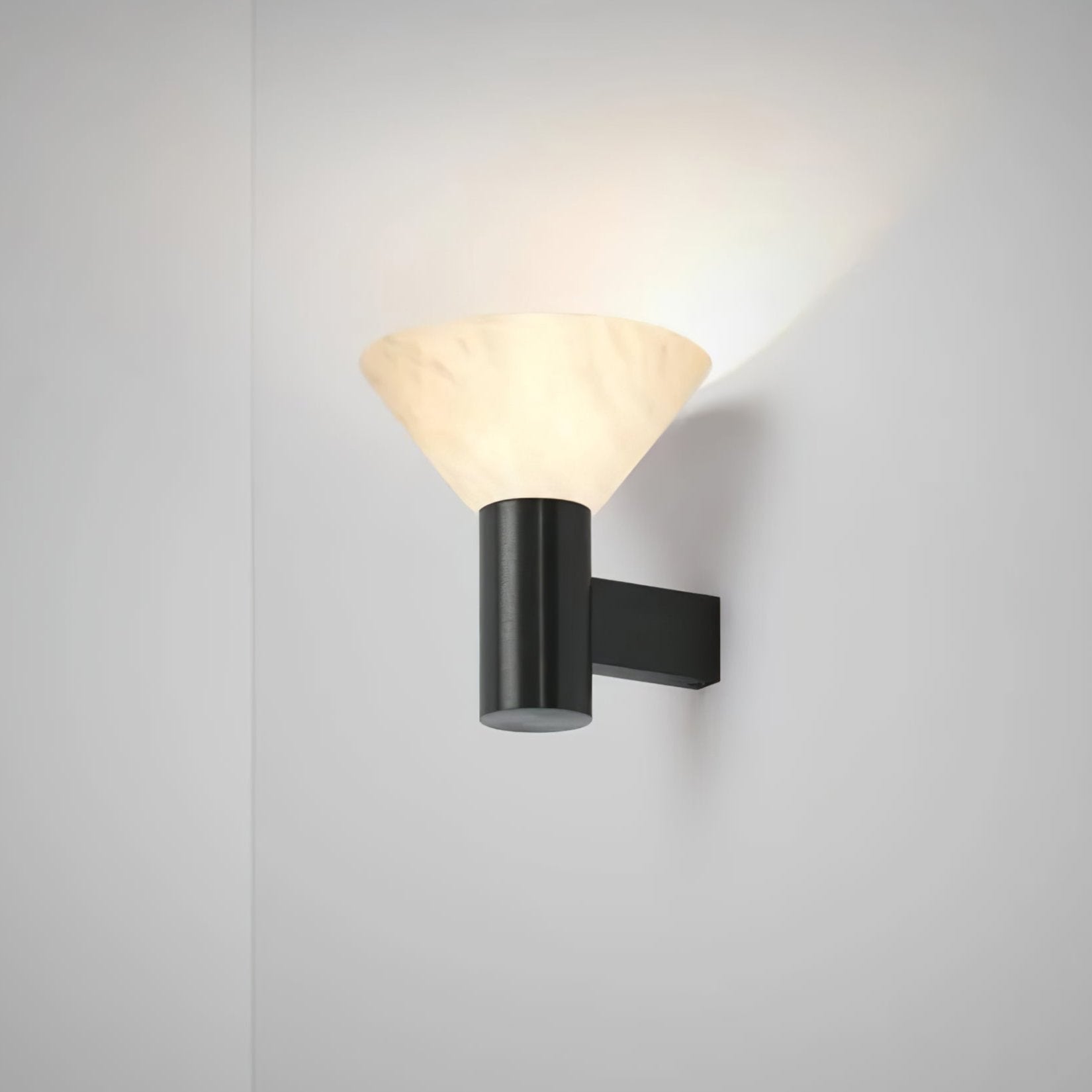 Eurnoria Cone Alabaster Wall Light