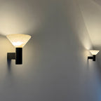 Eurnoria Cone Alabaster Wall Light