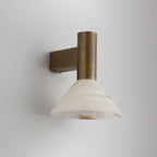 Eurnoria Cone Alabaster Wall Light