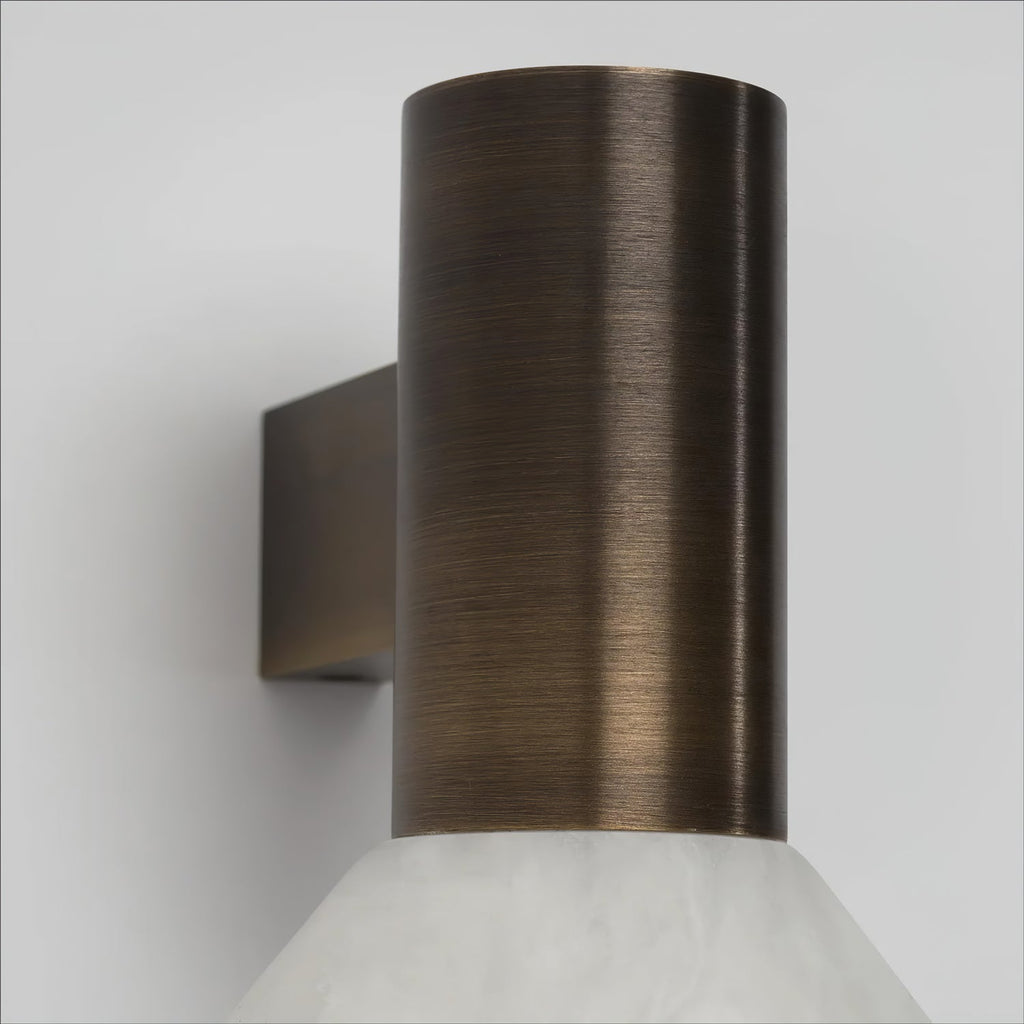Eurnoria Cone Alabaster Wall Light