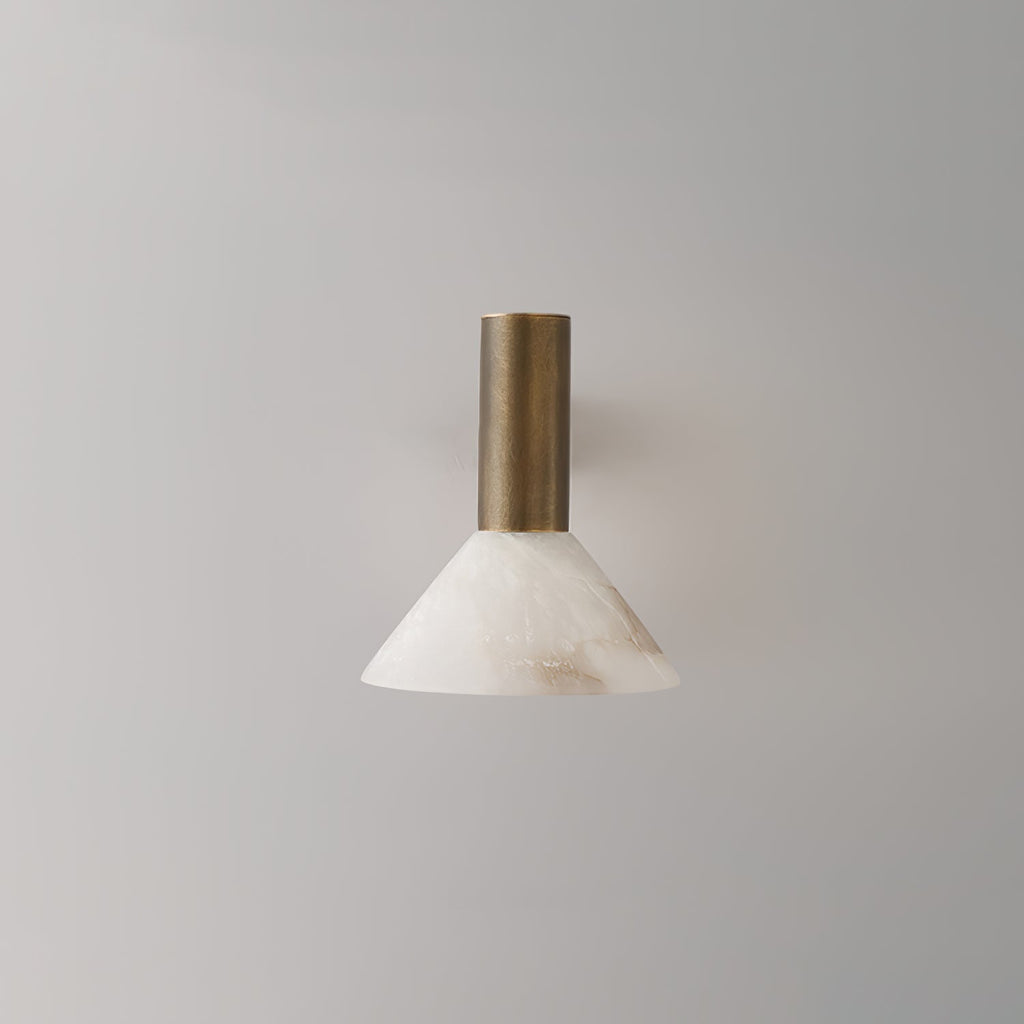 Eurnoria Cone Alabaster Wall Light