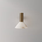 Eurnoria Cone Alabaster Wall Light