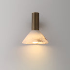 Eurnoria Cone Alabaster Wall Light