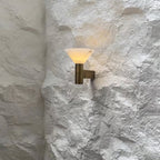 Eurnoria Cone Alabaster Wall Light