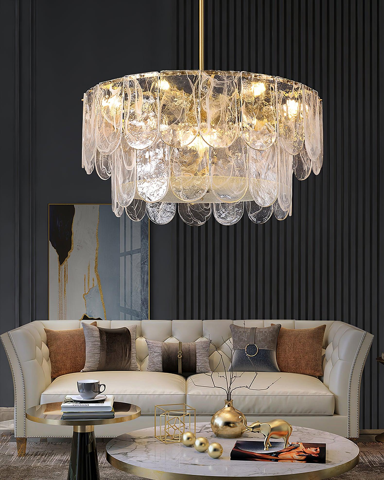 Lustra Chandelier Traditional Classic Glass
