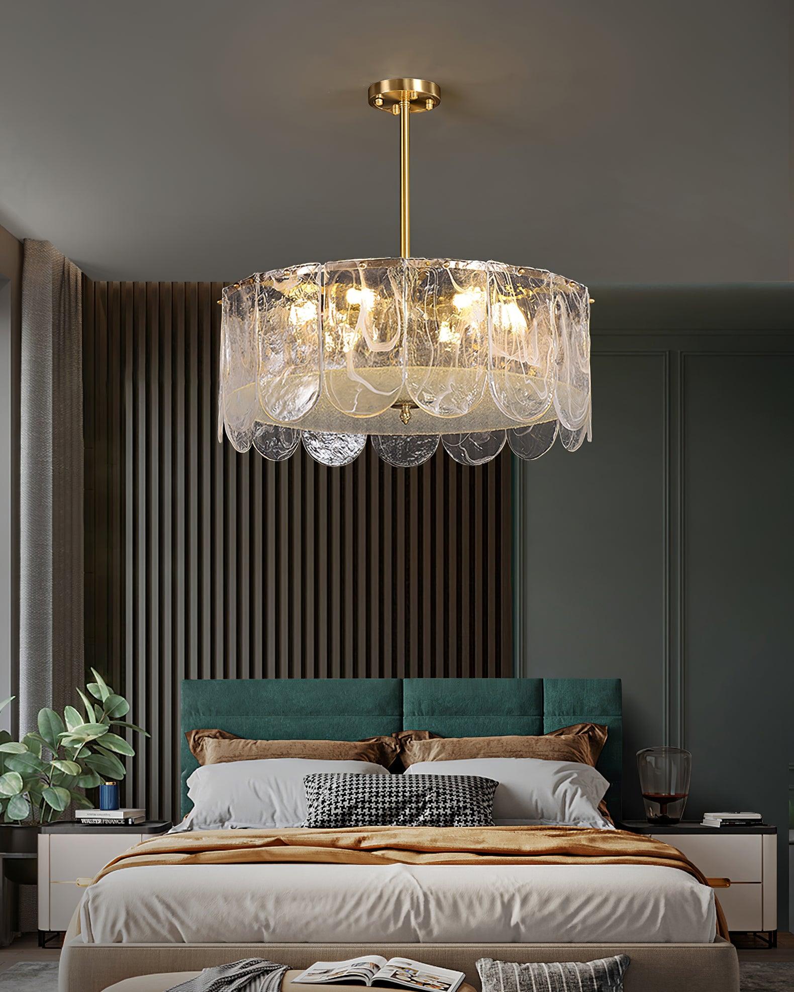 Lustra Chandelier Traditional Classic Glass