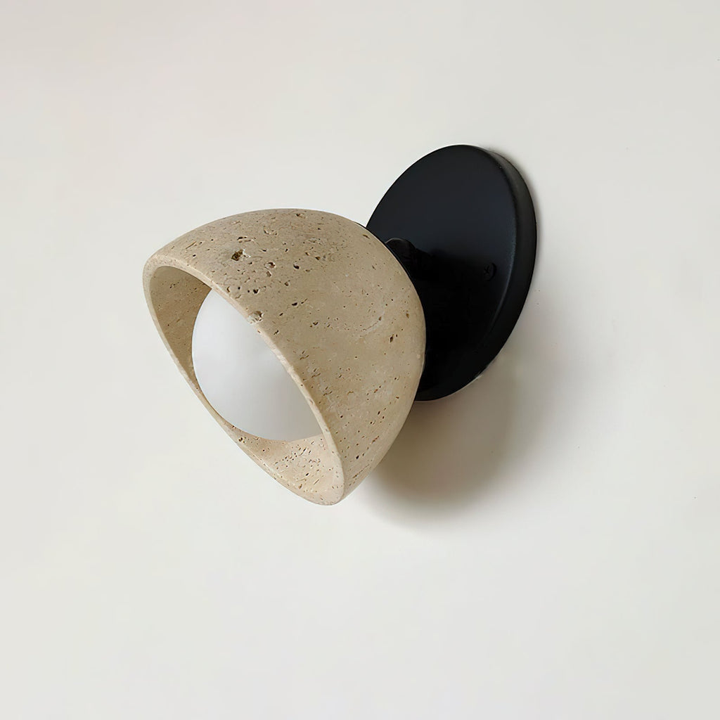 Lia Travertine Wall Light