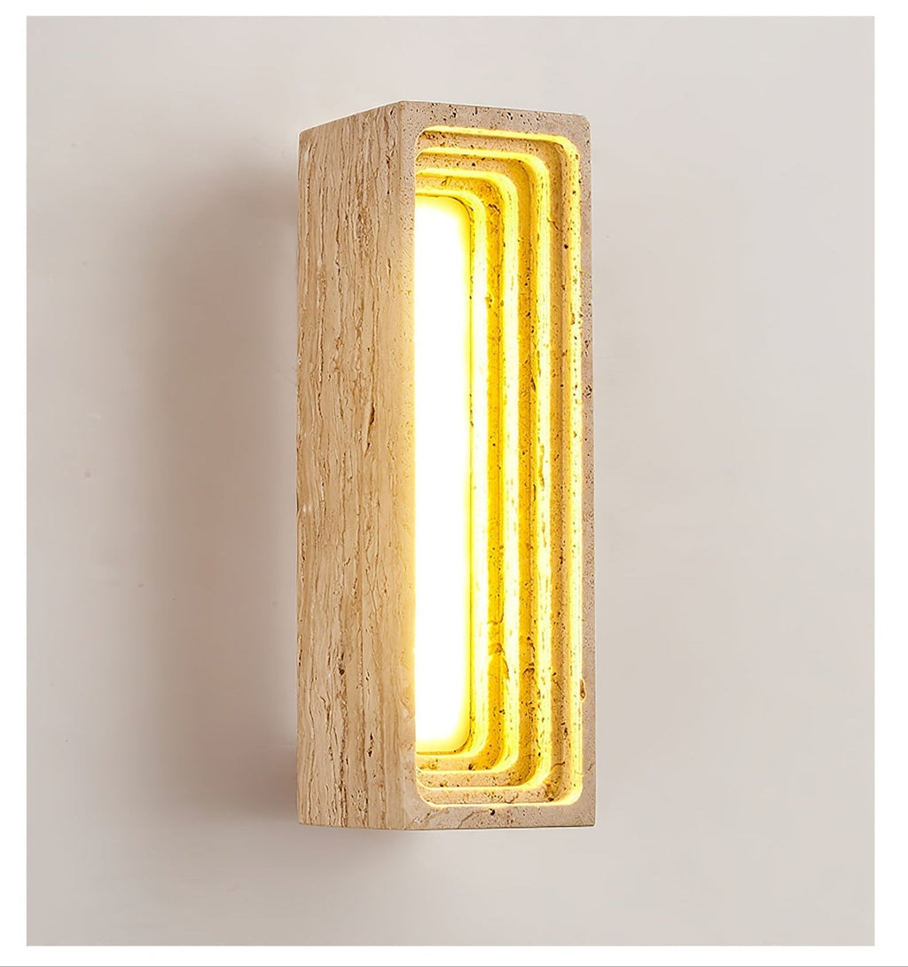 Atheila Travertine Wall Light