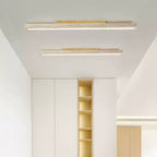 Orvenarae Minimalist Travertine Linear Ceiling Light