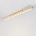 Orvenarae Minimalist Travertine Linear Ceiling Light