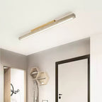 Orvenarae Minimalist Travertine Linear Ceiling Light