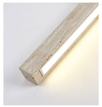 Orvenarae Minimalist Travertine Linear Ceiling Light