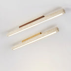 Orvenarae Minimalist Travertine Linear Ceiling Light