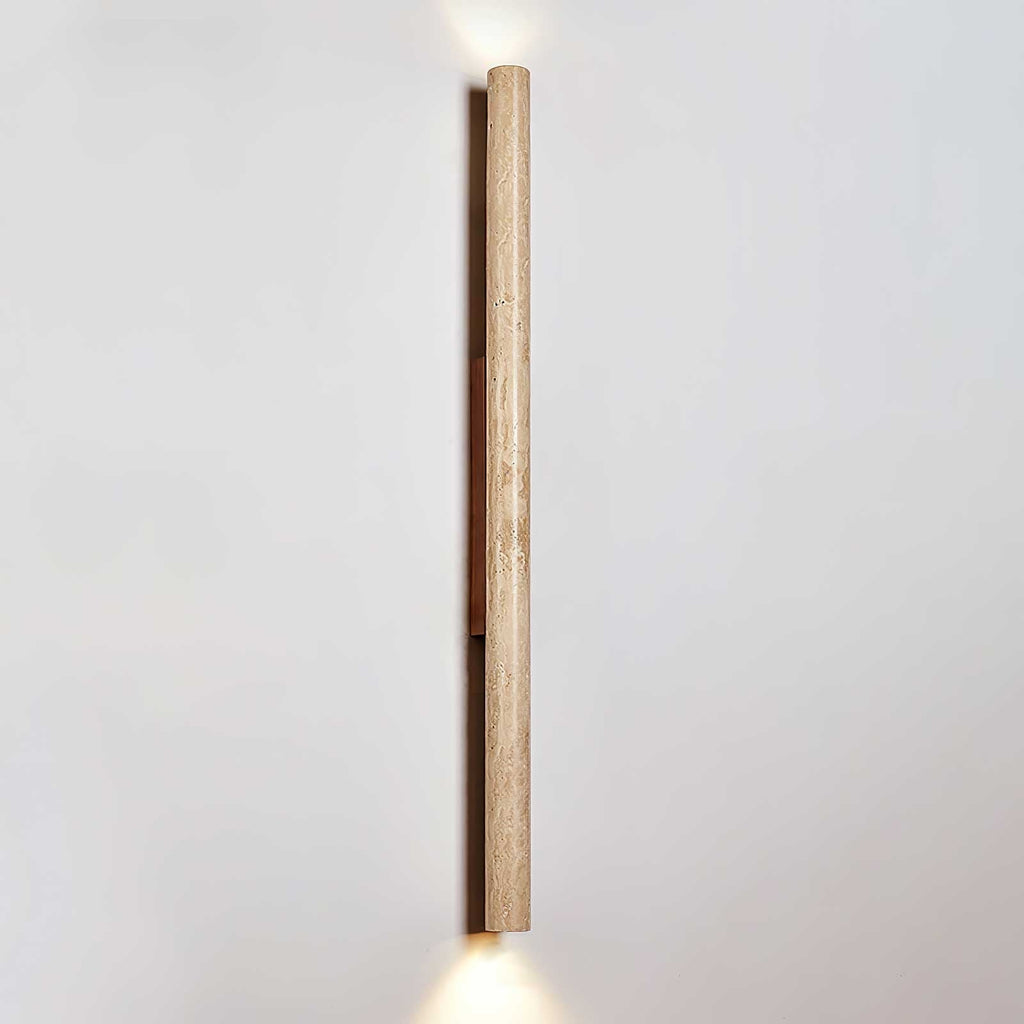 Cathais Minimalist Travertine Wall Light