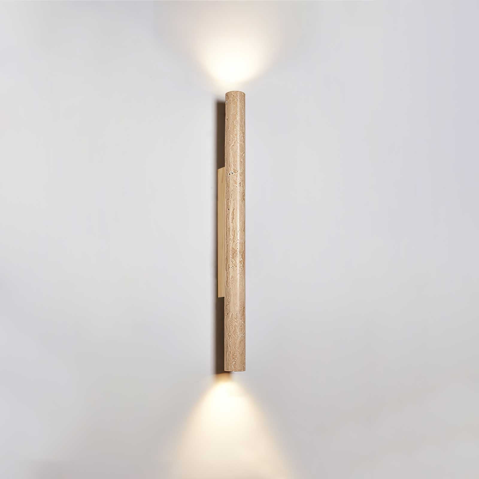 Cathais Minimalist Travertine Wall Light
