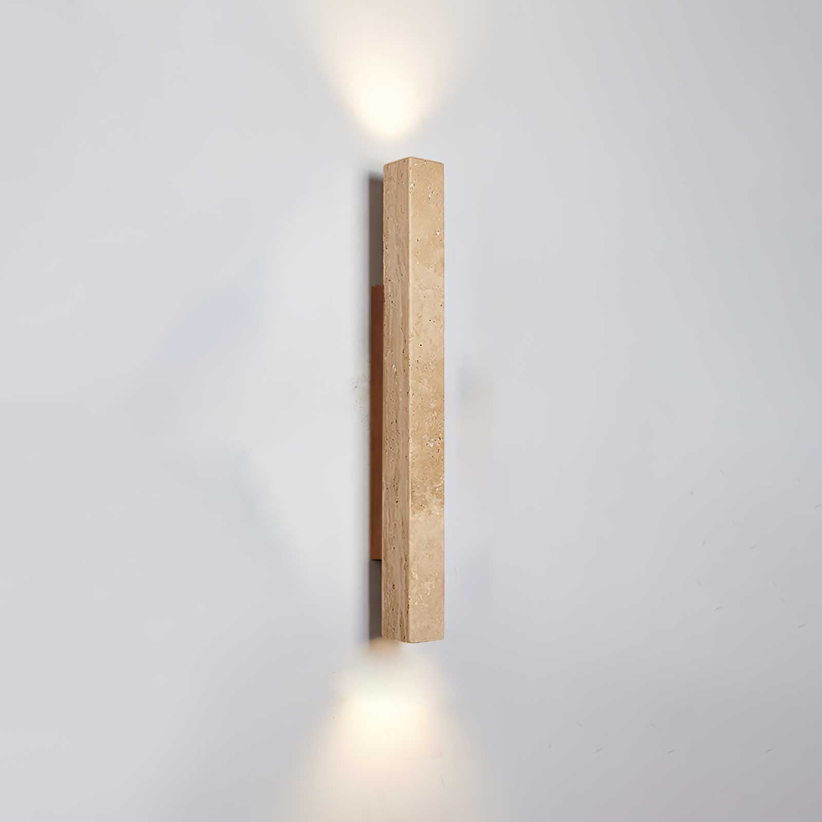 Cathais Minimalist Travertine Wall Light