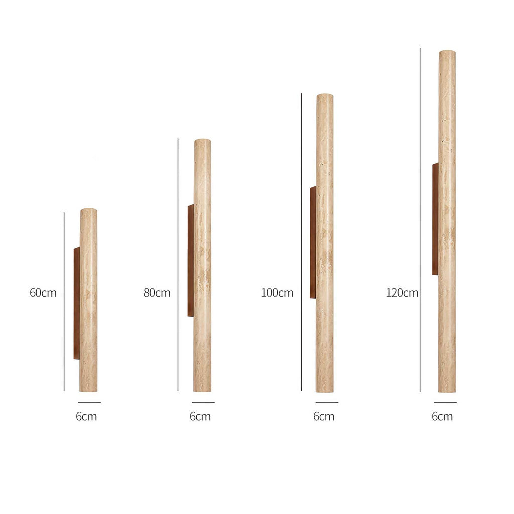 Cathais Minimalist Travertine Wall Light