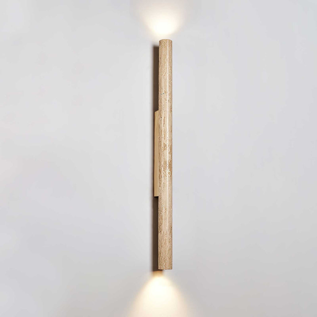 Cathais Minimalist Travertine Wall Light
