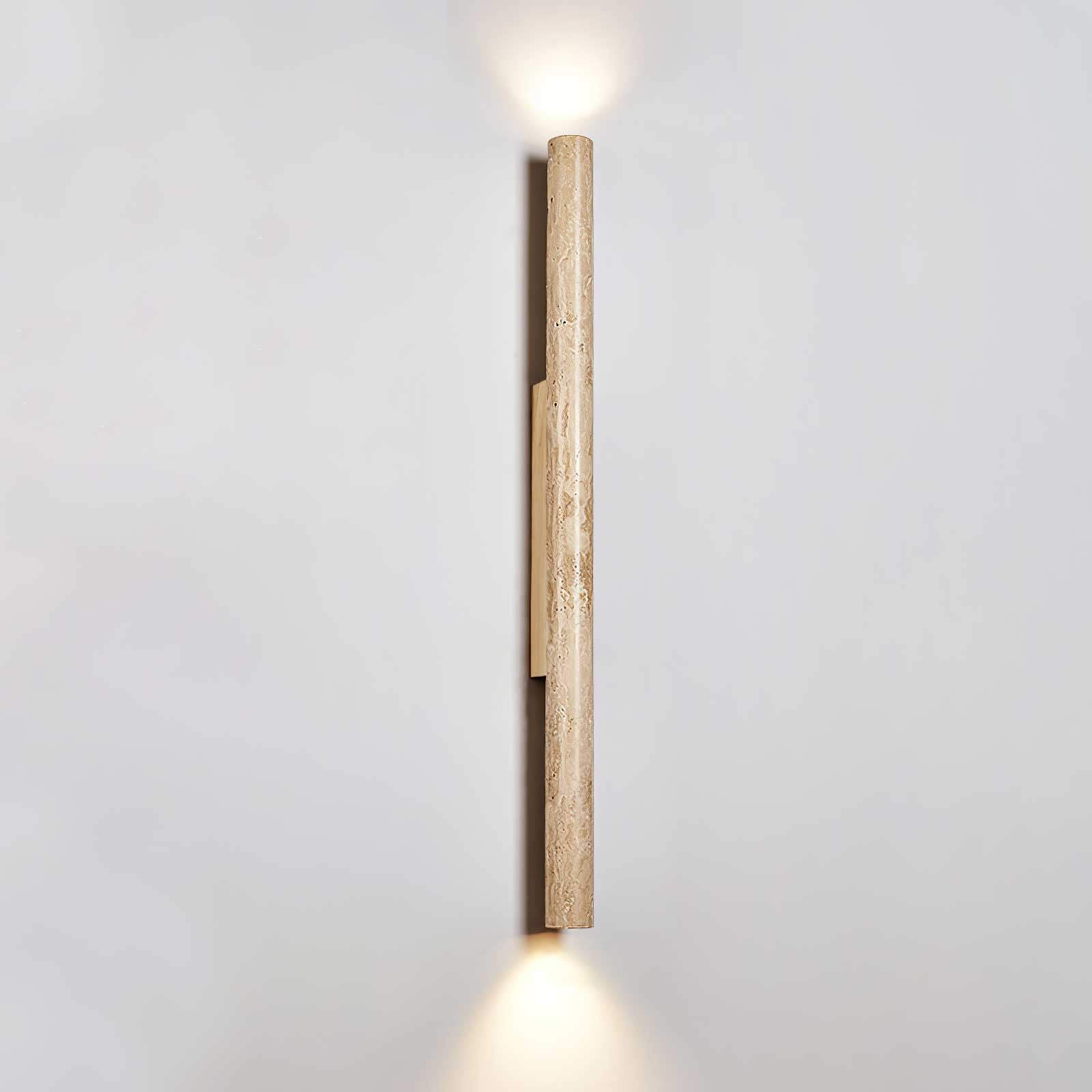 Cathais Minimalist Travertine Wall Light