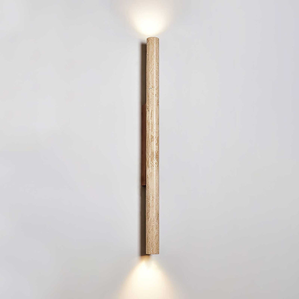 Cathais Minimalist Travertine Wall Light