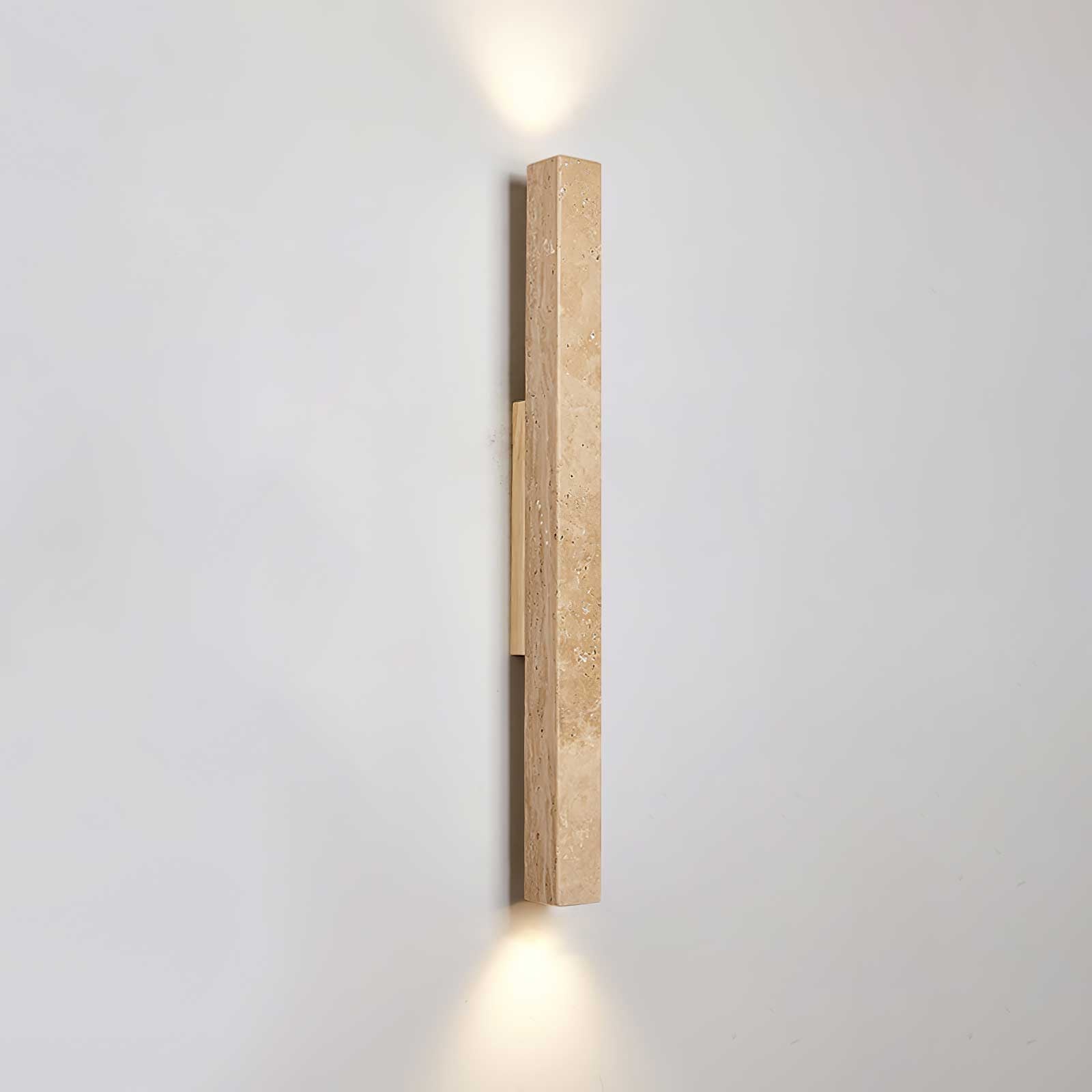 Cathais Minimalist Travertine Wall Light