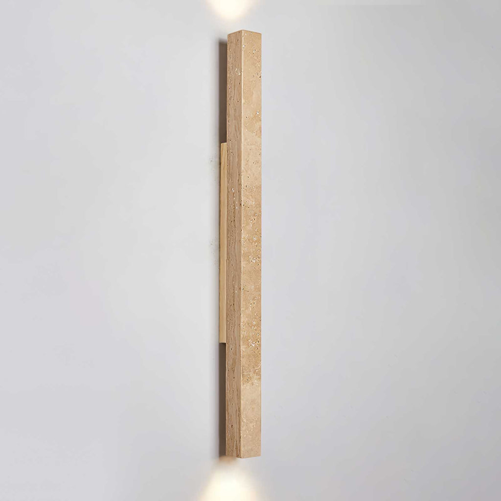 Cathais Minimalist Travertine Wall Light
