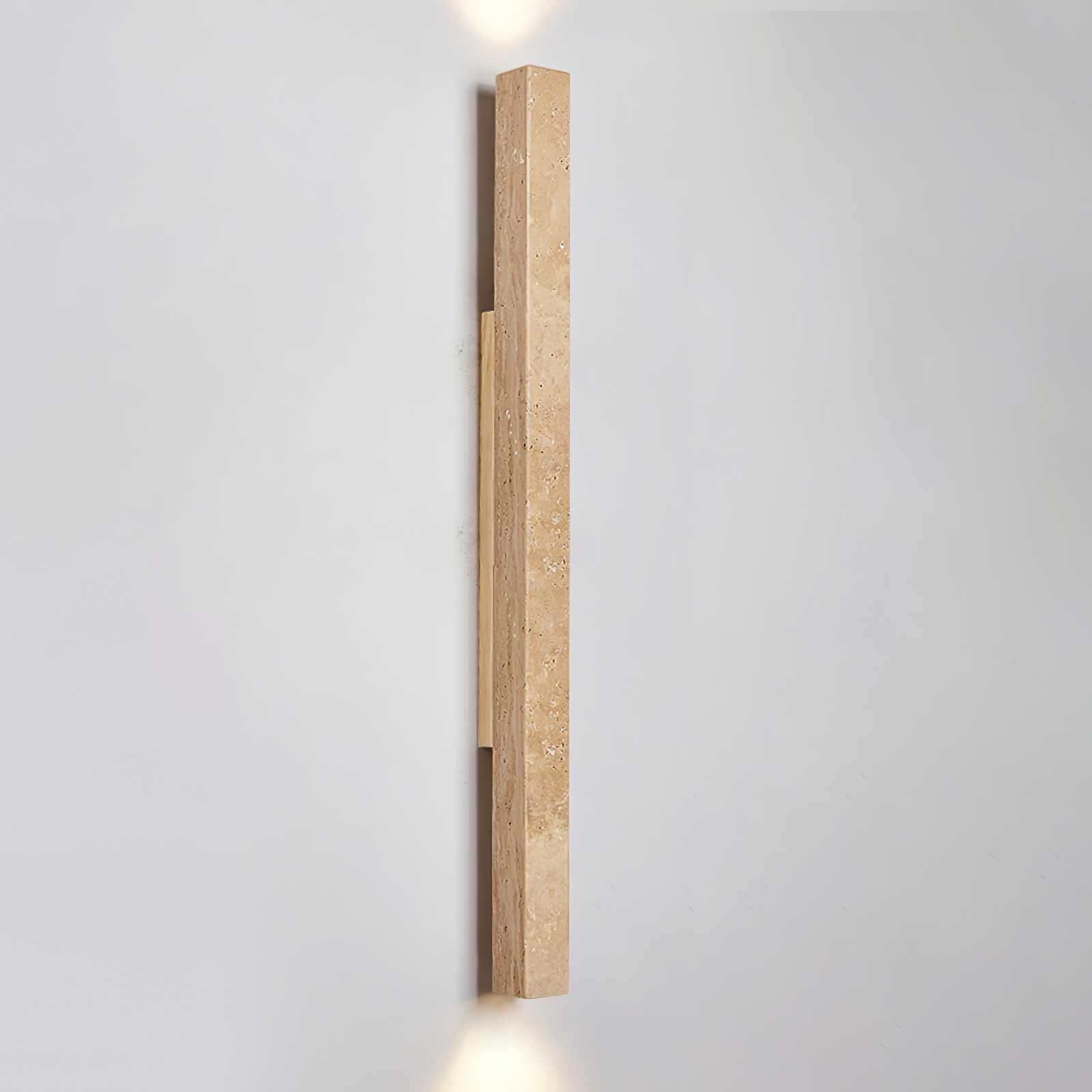 Cathais Minimalist Travertine Wall Light