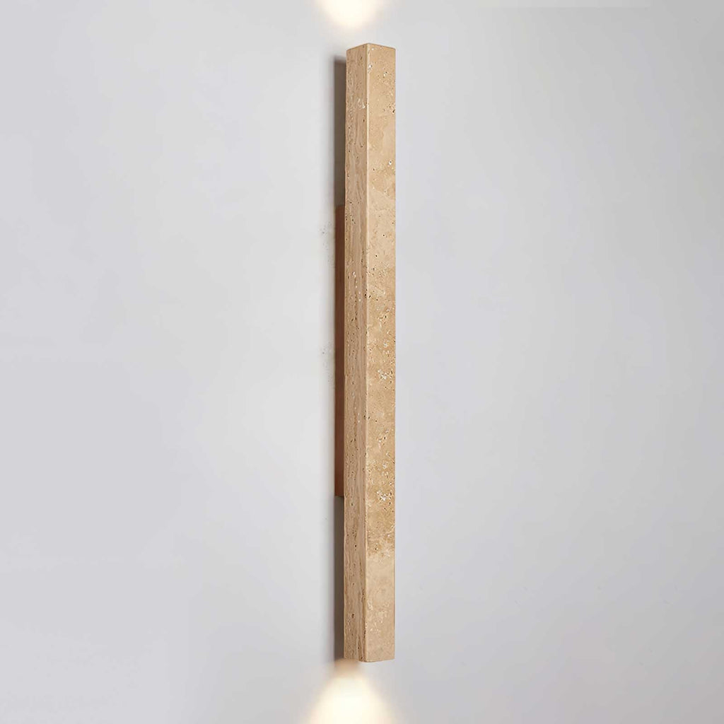 Cathais Minimalist Travertine Wall Light