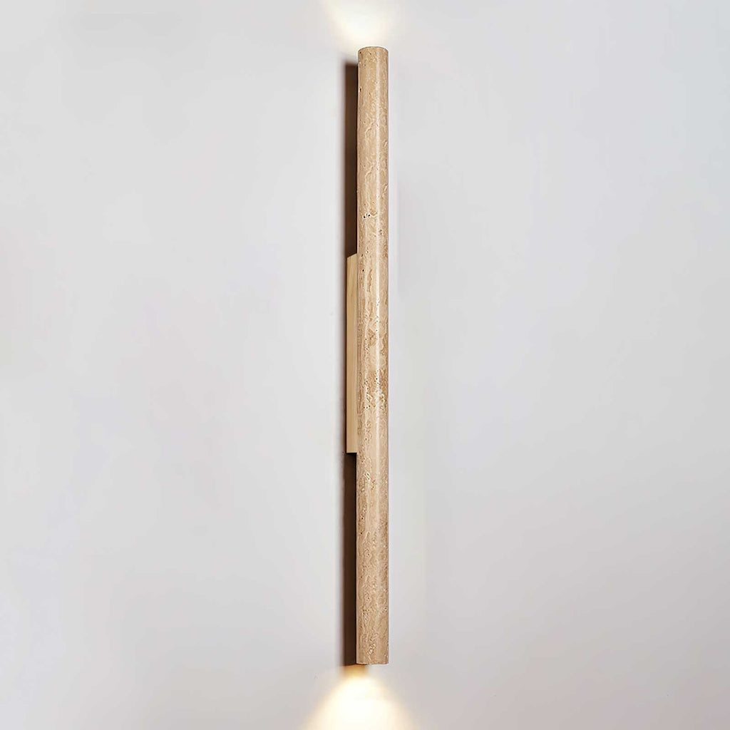 Cathais Minimalist Travertine Wall Light