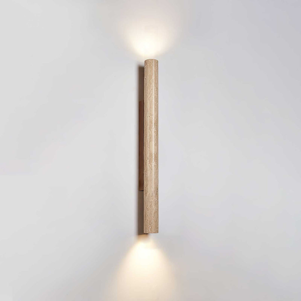 Cathais Minimalist Travertine Wall Light