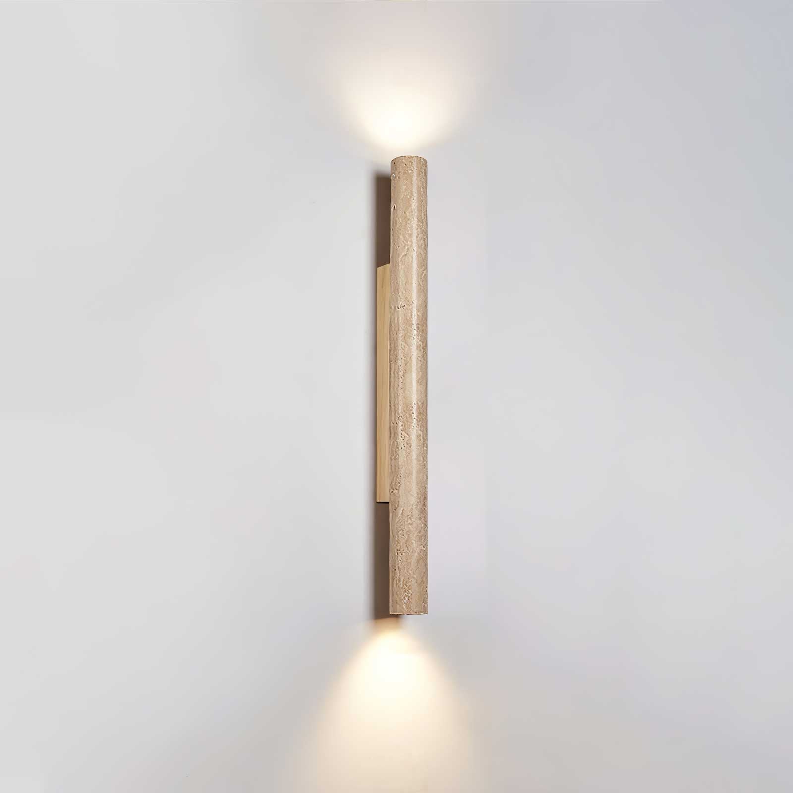 Cathais Minimalist Travertine Wall Light