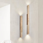 Cathais Minimalist Travertine Wall Light