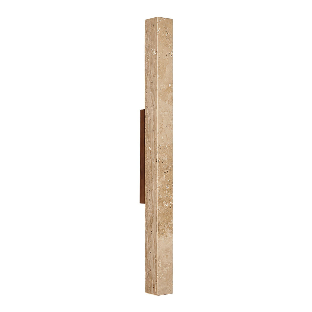 Cathais Minimalist Travertine Wall Light