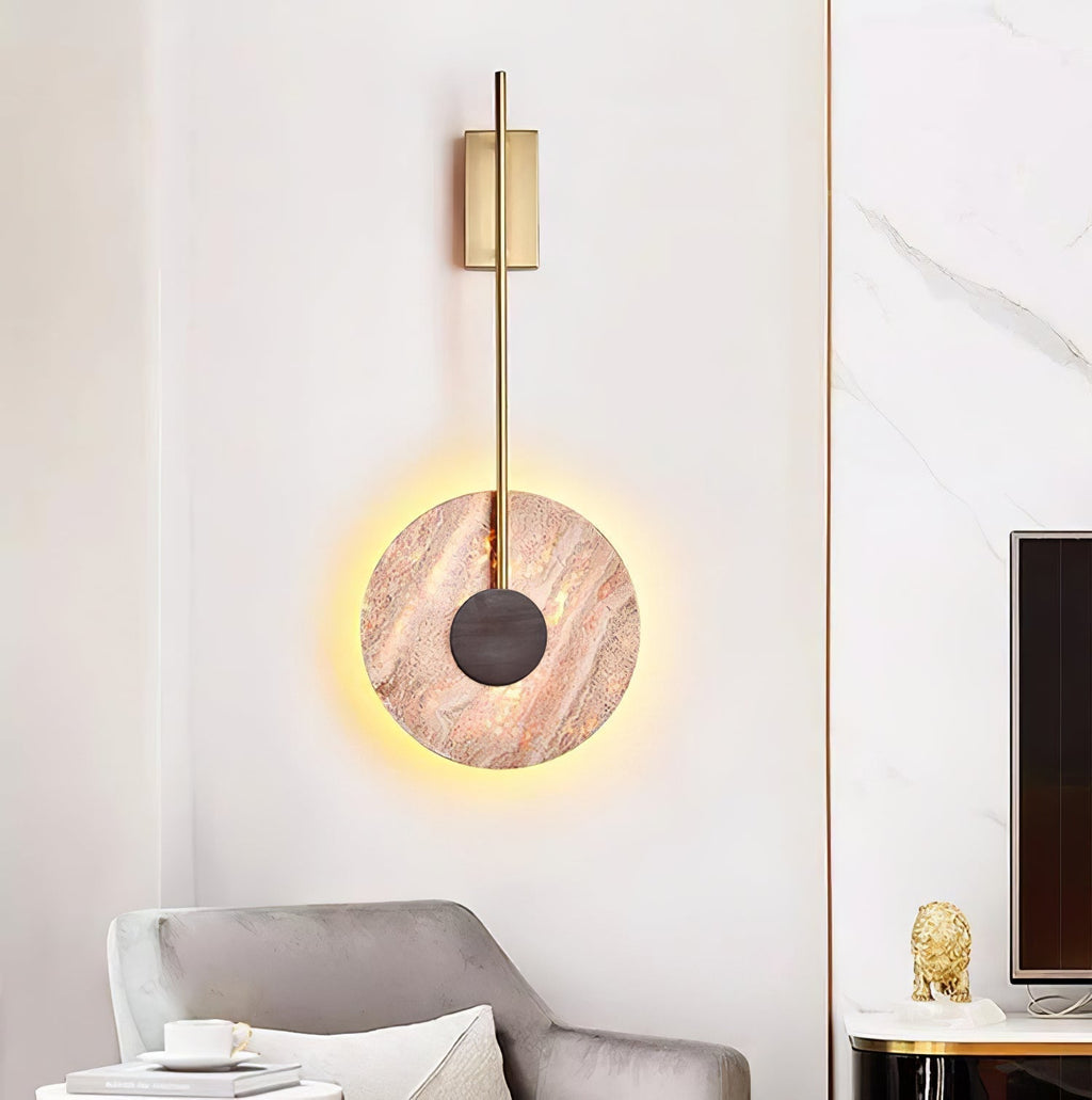 Visolia Travertine Wall Light