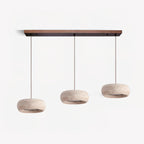 Tova Donut-Shaped Pendant Lights Travertine