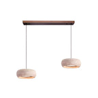 Tova Donut-Shaped Pendant Lights Travertine