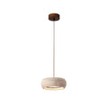 Tova Donut-Shaped Pendant Lights Travertine