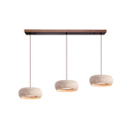 Tova Donut-Shaped Pendant Lights Travertine
