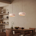 Tova Donut-Shaped Pendant Lights Travertine
