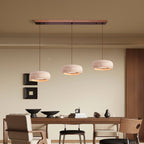 Tova Donut-Shaped Pendant Lights Travertine