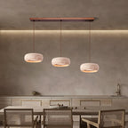 Tova Donut-Shaped Pendant Lights Travertine