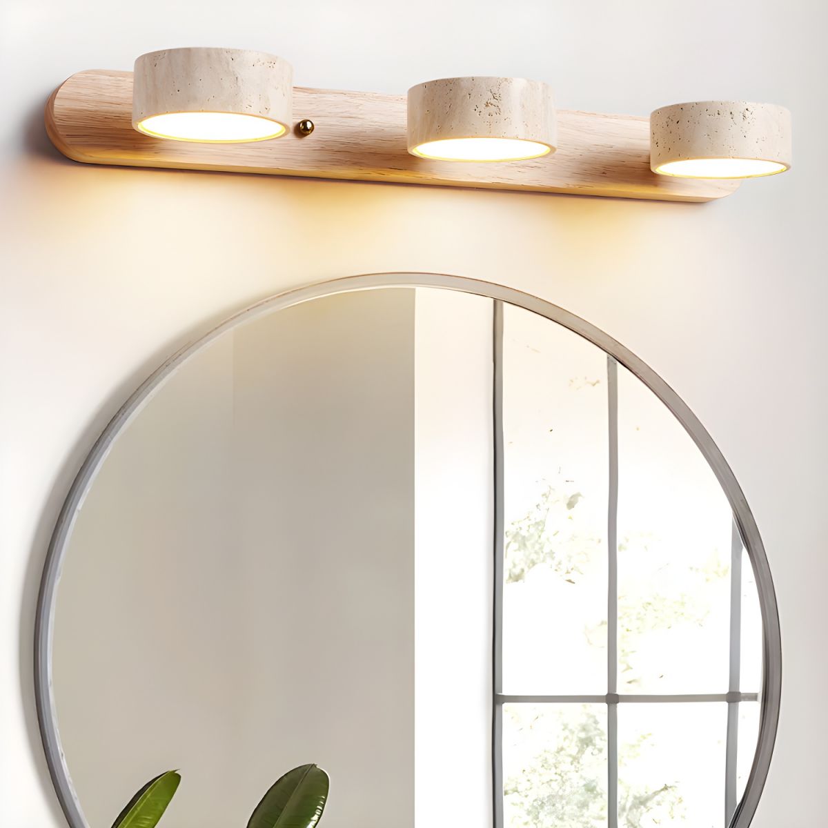 Tuelo Travertine Indoor Wall Light Neutral