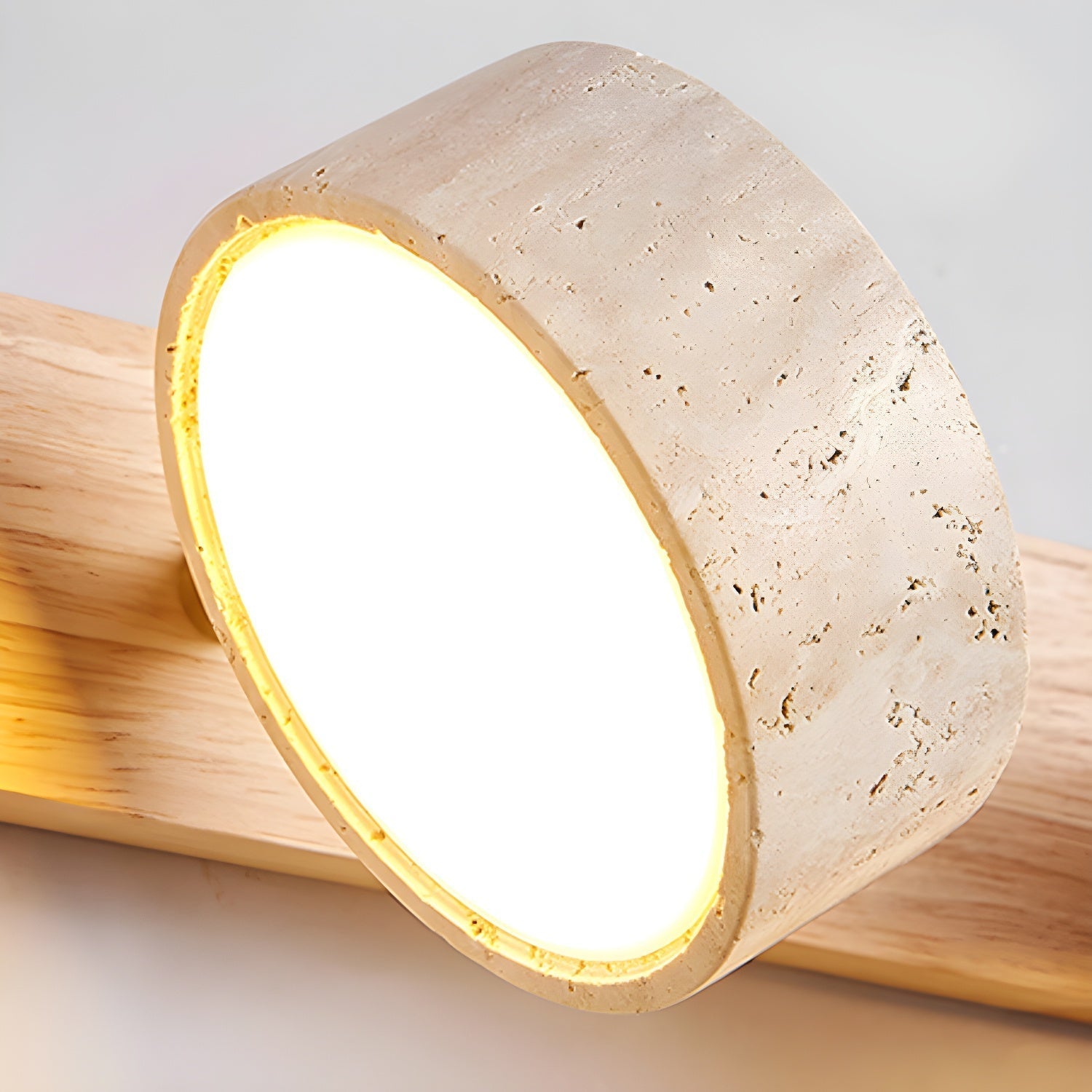 Tuelo Travertine Indoor Wall Light Neutral