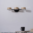 Ceshair Wall Light  Multi Head Travertine Vanity Light