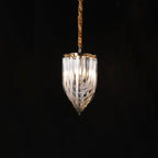Aurora Chandelier Clear Curved Tiered